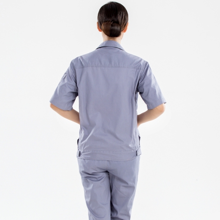 定制浅灰色夏季工作服
