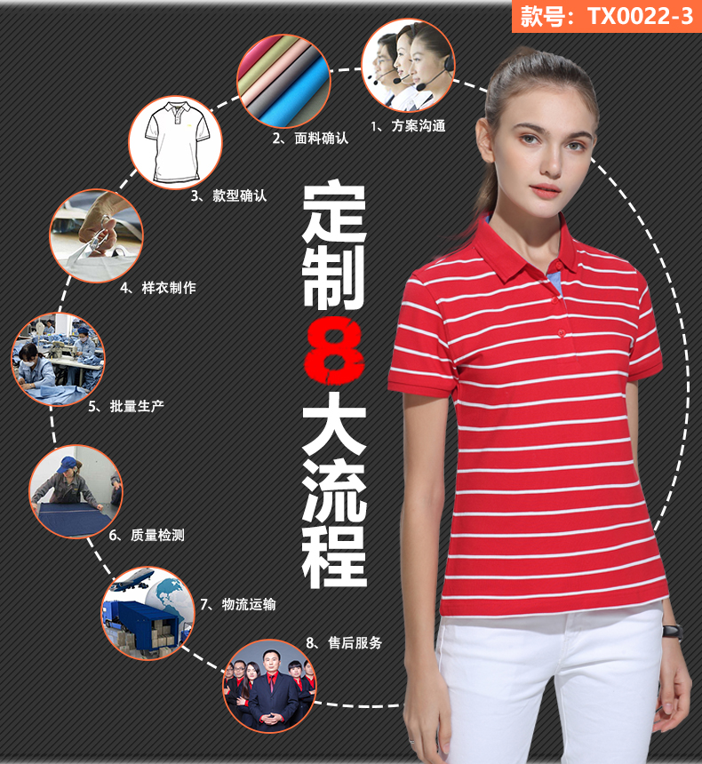 纯棉T恤衫TX0022-3(pic7)