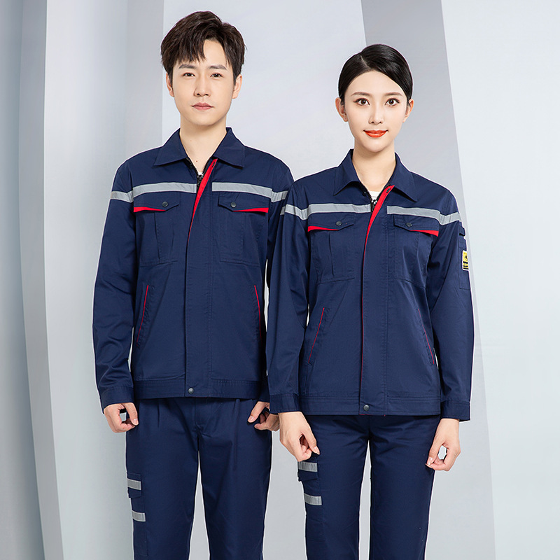  夏季薄款长袖防静电工作服AAC3418